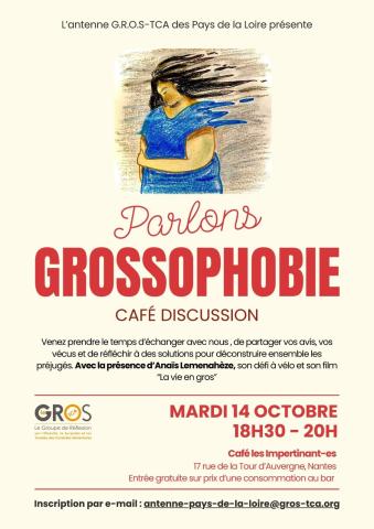 Parlons grossophobie - café discussion à Nantes Parlons grossophobie - café discussion à Nantes