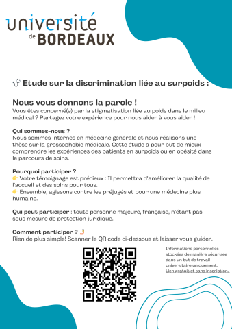 Thèse conséquences grossophobie médicale