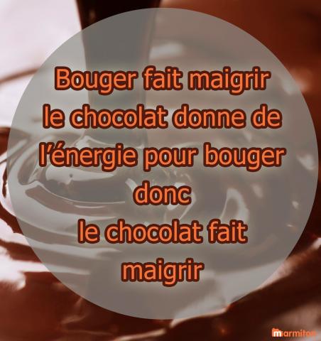 le chocolat fait maigrir