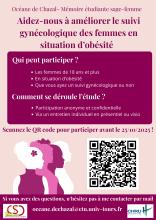Enquête sur le suivi gynécologique des femmes en situation d'obésité